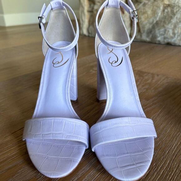 SAM EDELMAN Yaro Strappy High Heel Sandals In Lilac - Picture 4 of 9